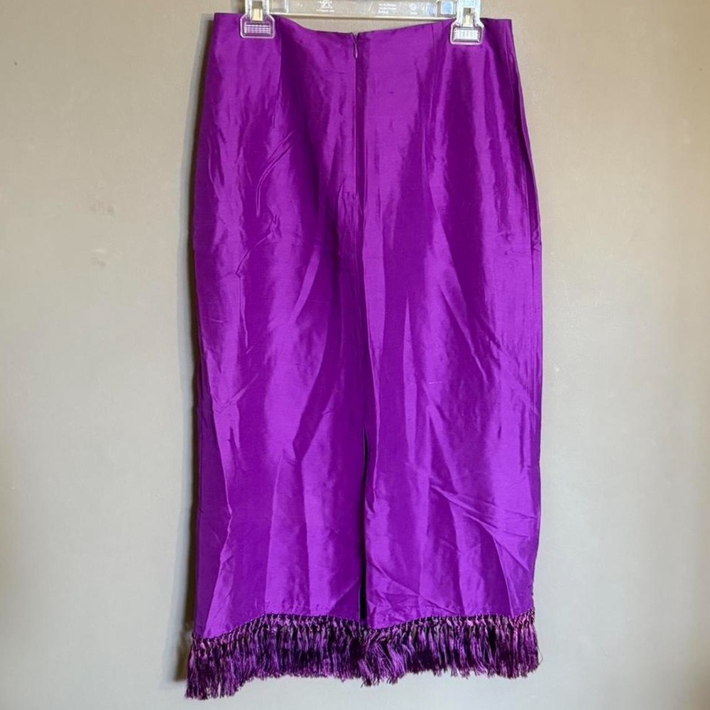 Vintage 90's Dead-stock Clio Silk Skirt - Picture 3 of 4